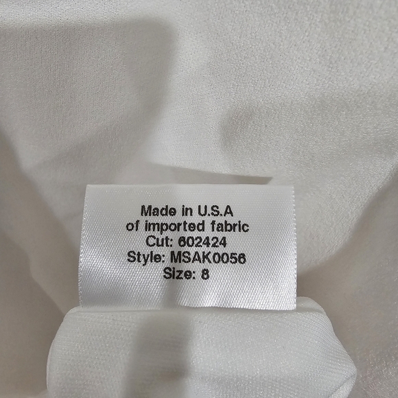 KATIE MAY Layla Pleat One-Shoulder Crepe Gown - Picture 8 of 8